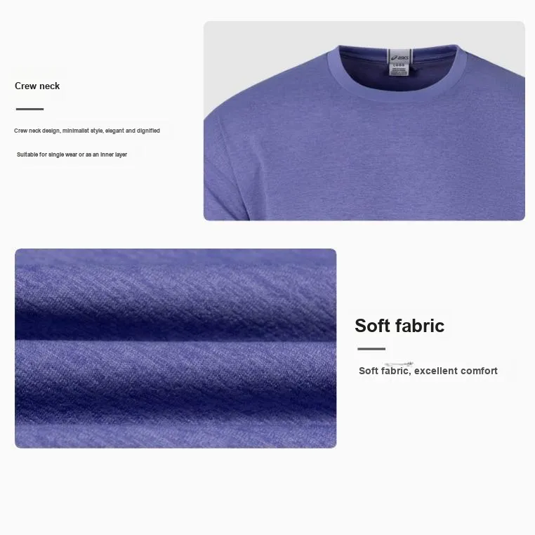Asics T Shirts Unisex Purple-2