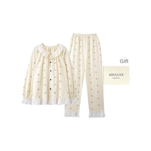 MIOJUER Пижамный комплект женский Custard