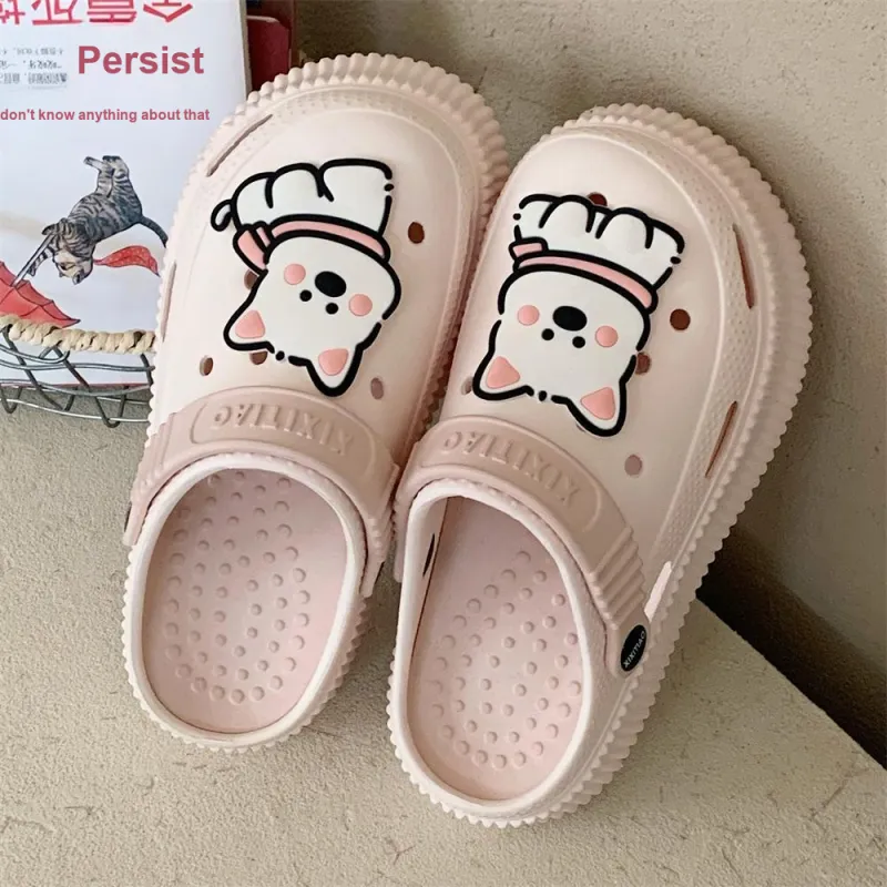 Thin Strips Slippers Women's, White+Egg Yolk-27