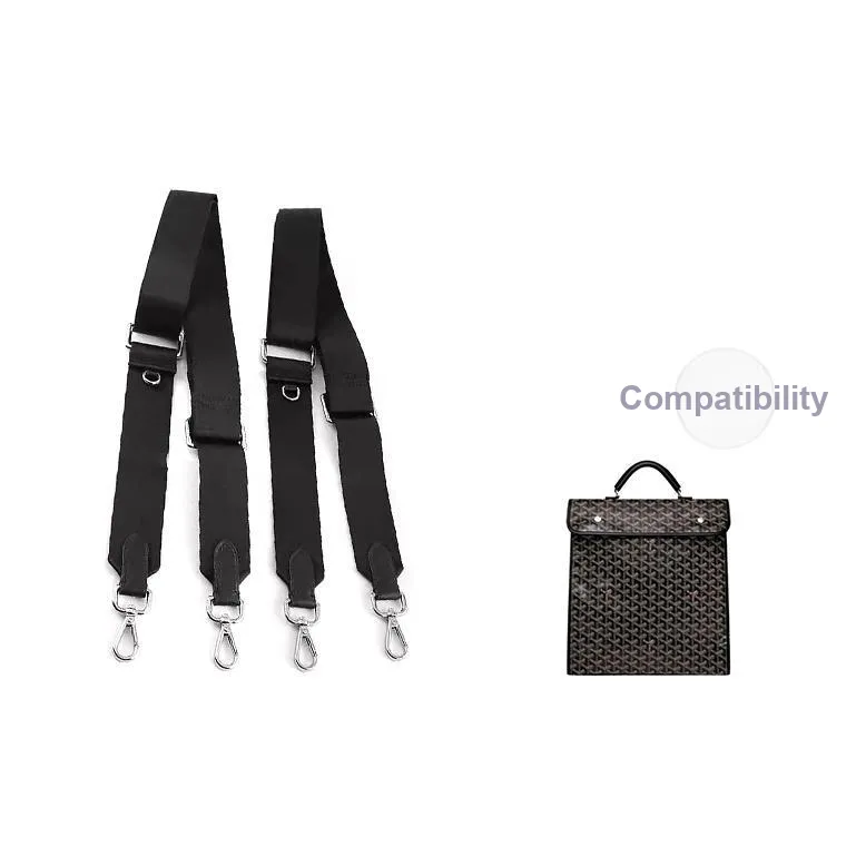 Jingxi Холст Регулируемый Нейлон Собака Зуб Сумка Ремень Женский Черный Коричневый