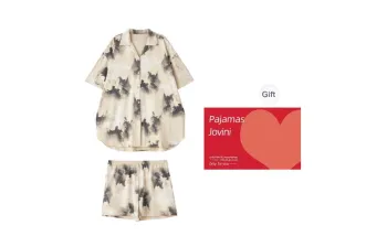 Jovini Pajama Set Men's Gift Box Set Apricot