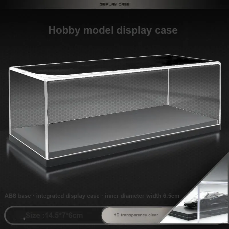 CHIYU Model Black Base Transparent Cover, Storage Display Case, Compatibility With Multiple Scales Model Accessories-14