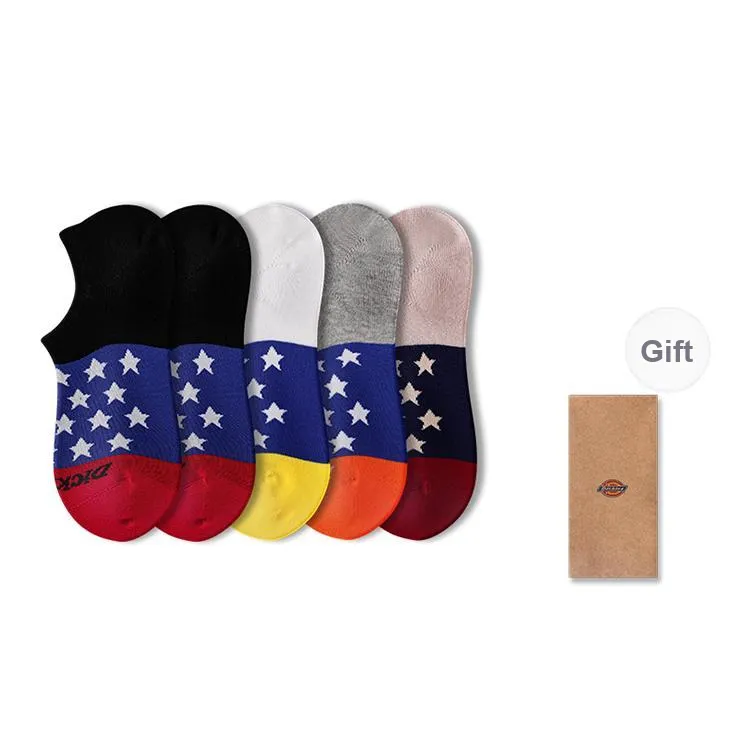 Dickies Sweat-Wicking Cute Invisible No-Show Socks Unisex-60