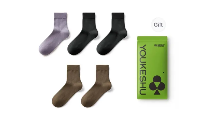 YOUKESHU Mid Calf Socks Women's-12