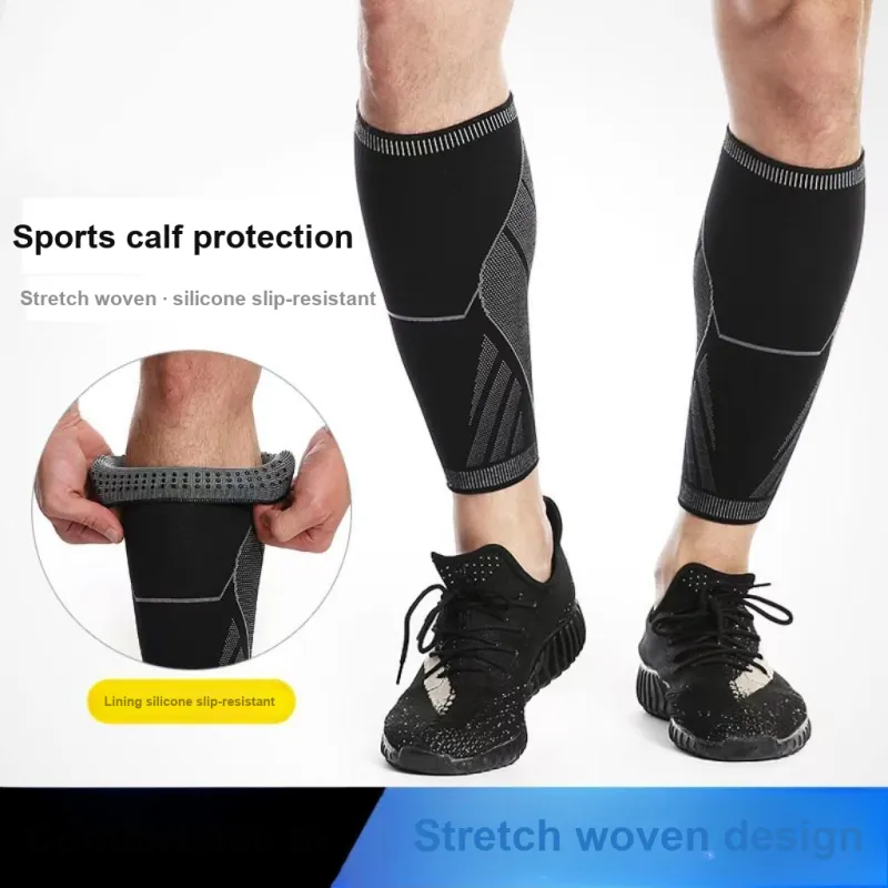 TANLU Riding Equipment Leg Warmer Unisex Nylon M L XL Black Gray-2