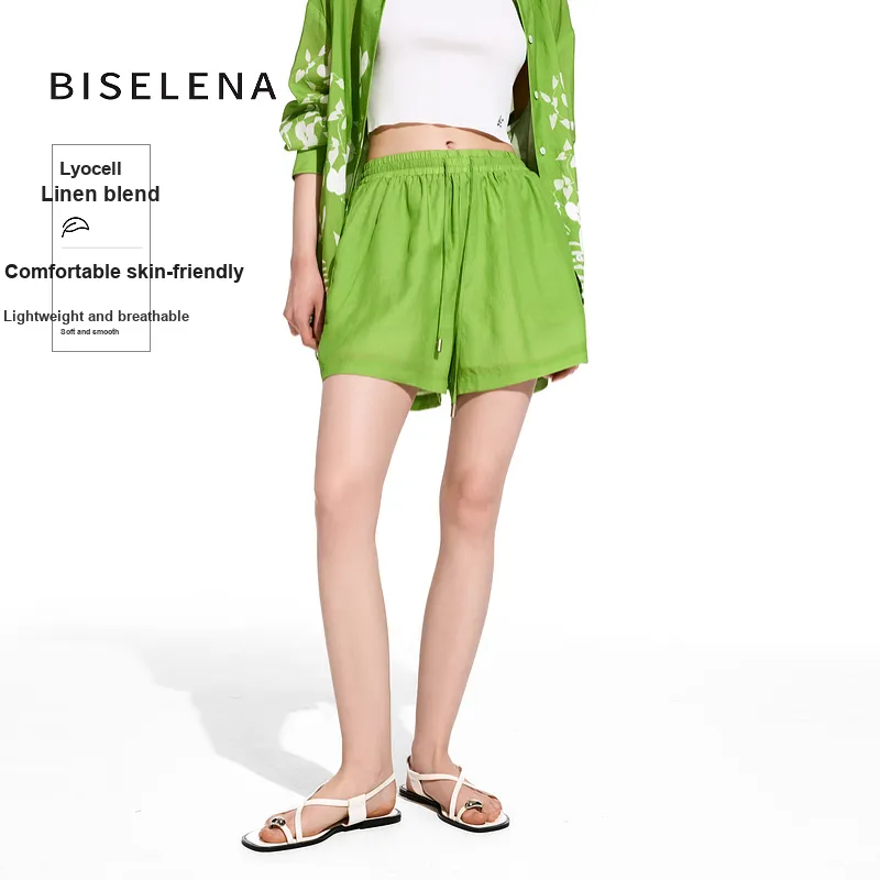 Bethine Casual Shorts Women's Rich Green-2