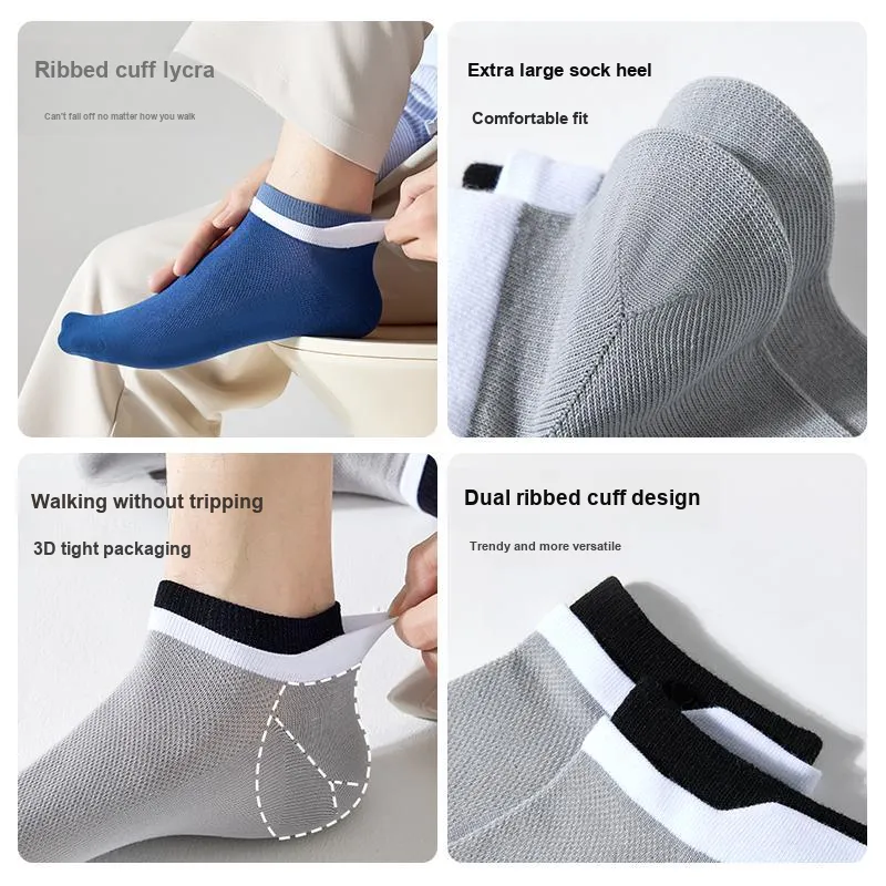 Caramella No Show Socks Men's 5 Pack-1