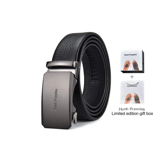 Hush Puppies Leather Belts Men Black