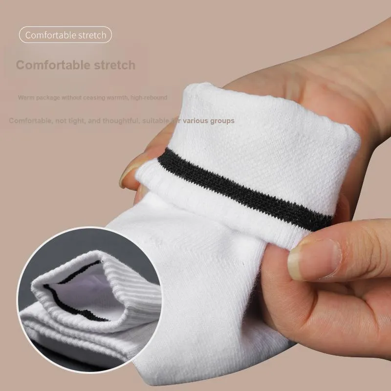 MIIOW Mid Calf Socks Men's 5 Pack Gift Box Set-4