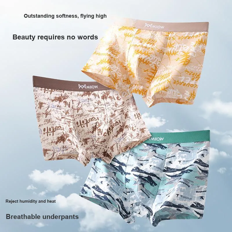 MIIOW Trend Party Series Underpants Men's 4 Pack-5