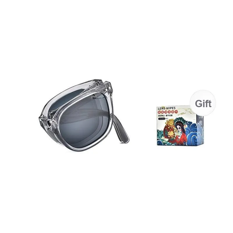 FILA Plate Frame Square Sunglasses Unisex-0