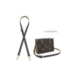 Brown Dual 1.8cm Width Two-Section Shoulder Strap 90-120cm