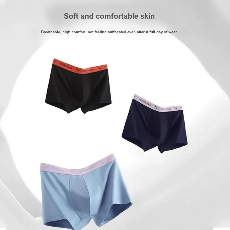 RED DRAGONFLY Cotton Panties Men's 3 Pack Gift Box Set-7