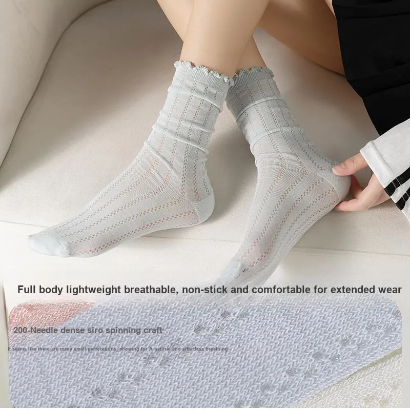Lan Miao Mid Calf Socks Women's 5 Pack-5