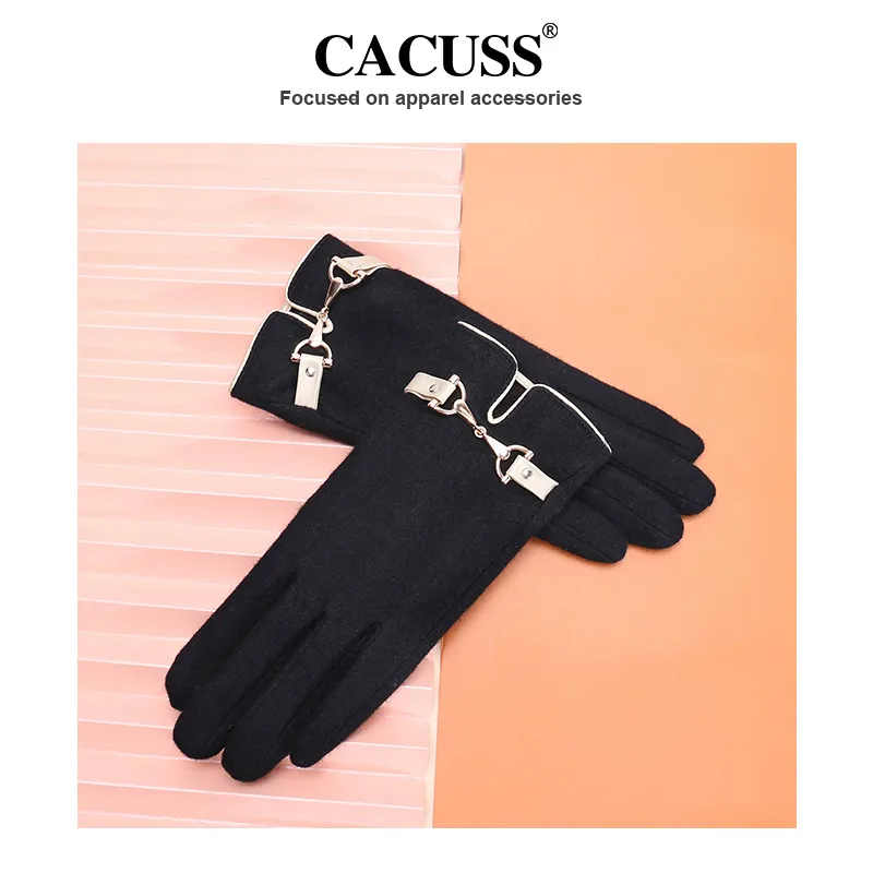 CACUSS Junior Wool Knit Gloves Women's-2