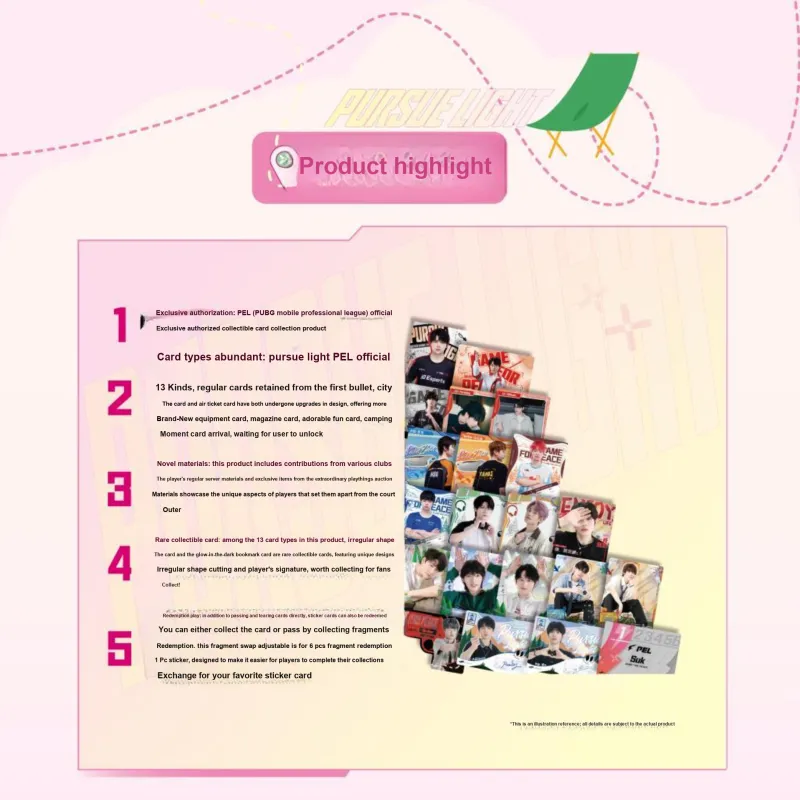 BUFFUN Chasing Light, Peace Elite PEL Officially Licensed Player Card, Second Edition Card Collectible Cards Whole Box-2