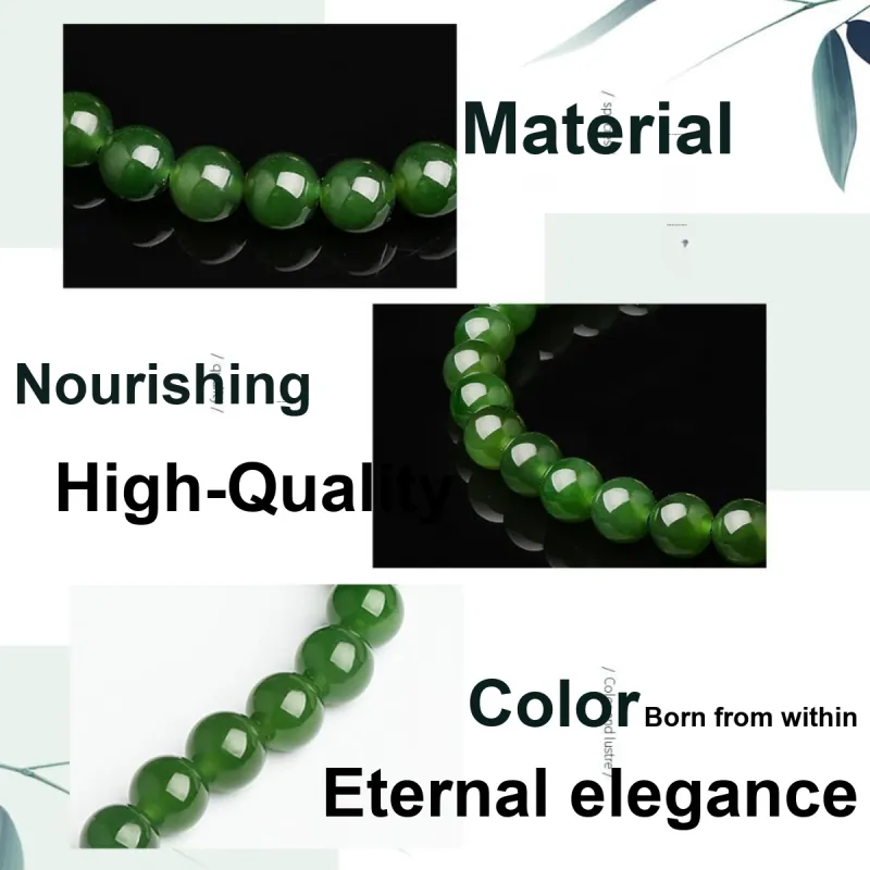 Oriental Jade Bracelets Jasper Women's-3