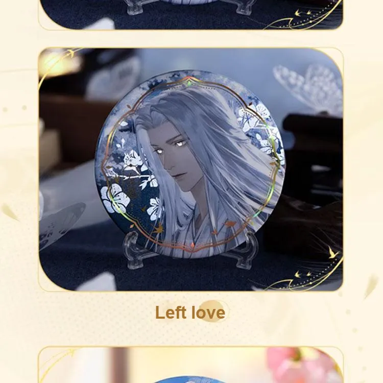 DAIHAOYUAN Ruyan, Liu Bian, Fu Rong, Yuan Ji, Zuo Ci, Sun Ce First Encounter, Cuddle, Tinplate 75MM Badges-5