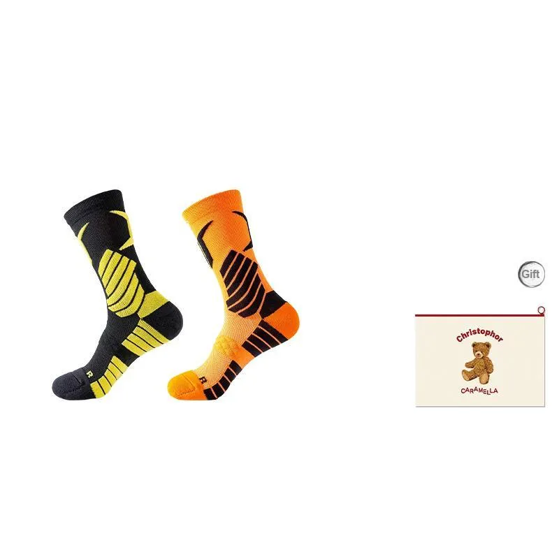 Caramella Basketball Socks Men's Shopping Bag Combo Set-14