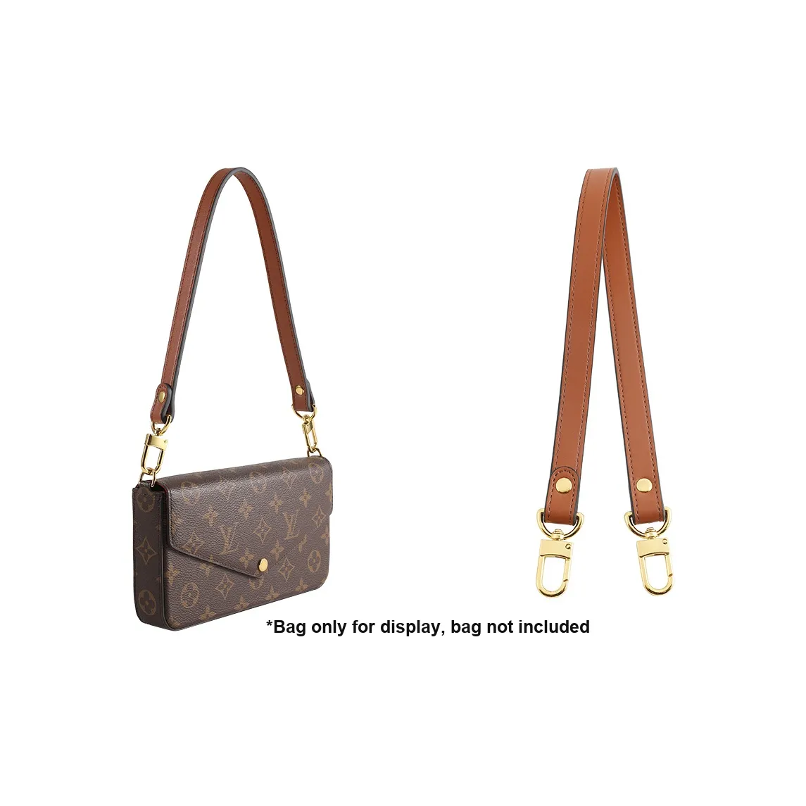 Luxury Care Artisan Workshop Microfiber Bag Strap Women's Brown/Pink/Black