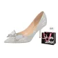 Silver+Shopping Bag