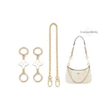 White Four-Leaf Clover (Two Pieces)+Decorative Chain 40cm