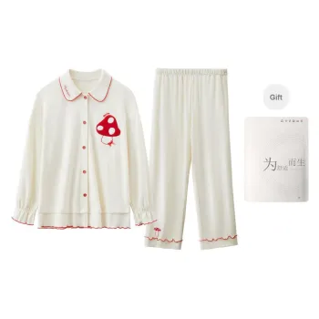Red Beans At Home Pajama Set Women's