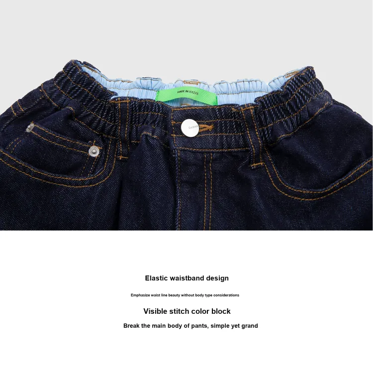 XXZXX Jeans Unisex Dark Blue - POIZON
