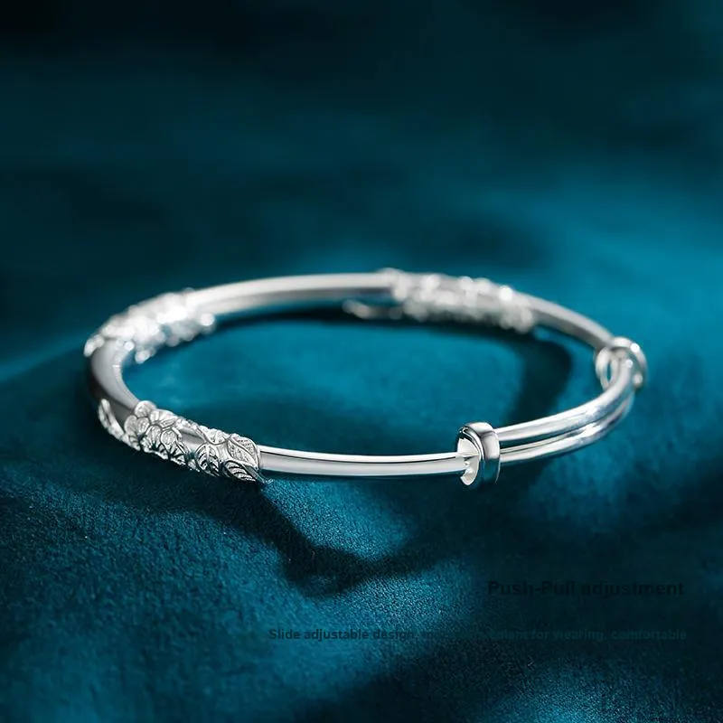 BMK 999 Fine Silver Sterling Silver Bracelets Women's-3