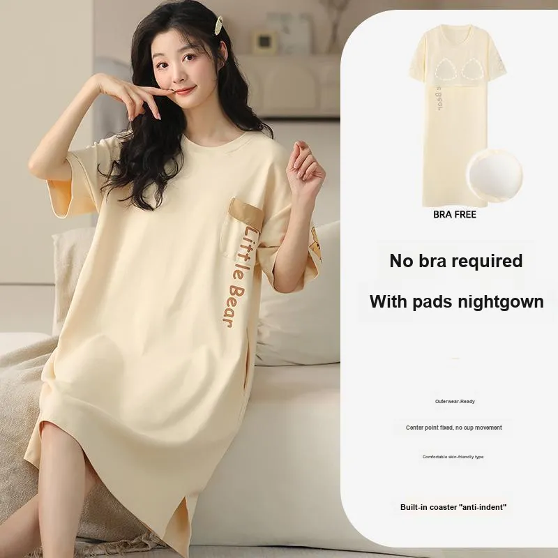 Lan Miao Nightgown Women's Image Color-1