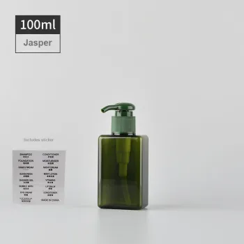 JINGLINGLONG Travel Shower Gel Hand Sanitizer Dispenser 100ml*3 Shampoo And Conditioner Liquid Bottle Empty