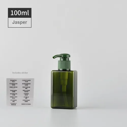 JINGLINGLONG Travel Shower Gel Hand Sanitizer Dispenser 100ml*3 Shampoo And Conditioner Liquid Bottle Empty