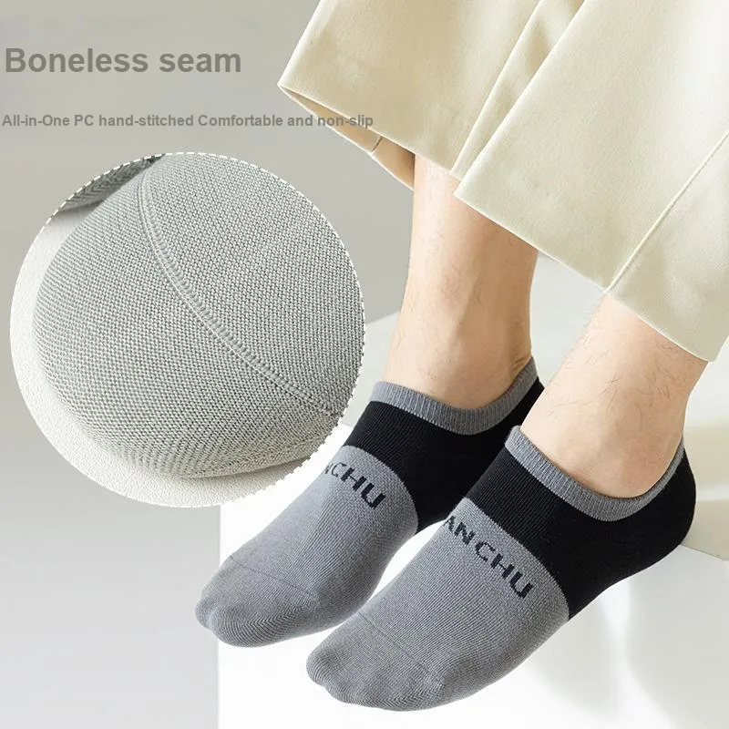 MANCHU Ankle Socks Men's 5 Pack-4