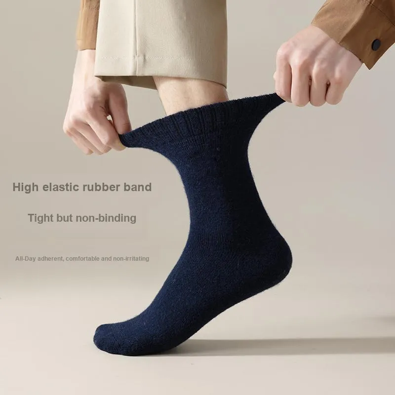 AOKANG Mid Calf Socks Men's 3 Pack-5