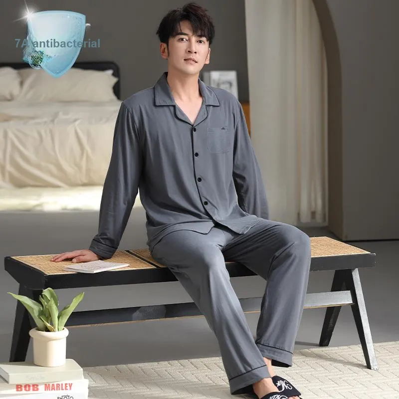 GOSO Pajama Set Men's Slate Gray-7