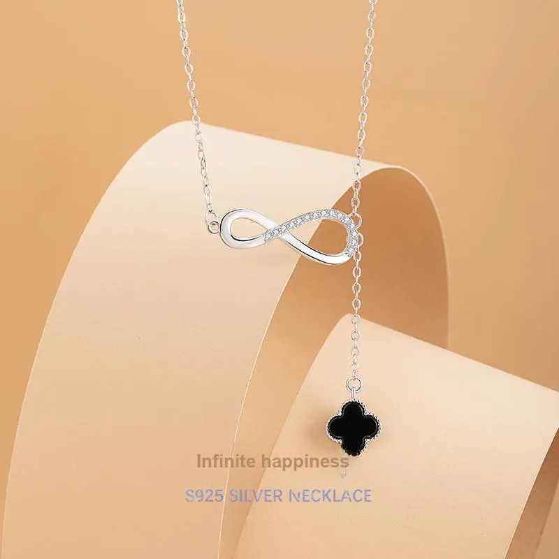 VANA S925 Silver Necklaces Women's Silver White-1