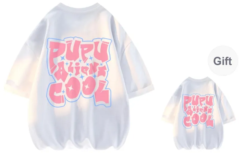 PUPU ALIENS T-Shirt Summer Unisex-13