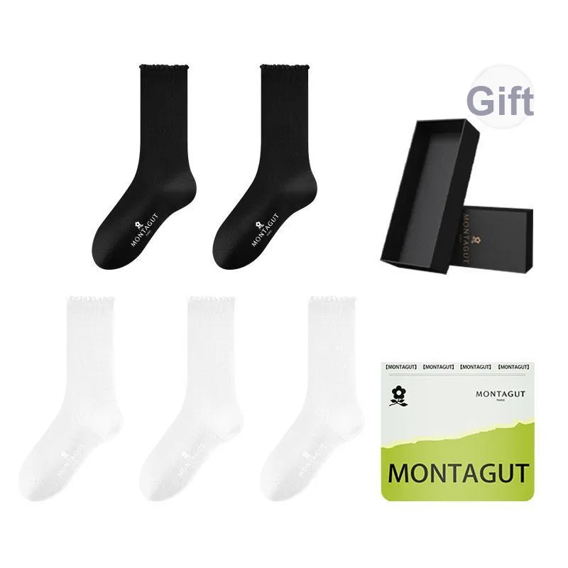 Montagut Mid Calf Socks Women's Shopping Bag Combo Set-36