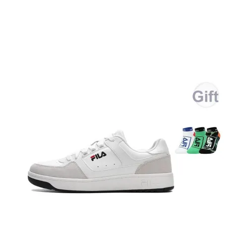 FILA Targa Круглый Shield Низкий Топ Повседневная Обувь Мужская Белая