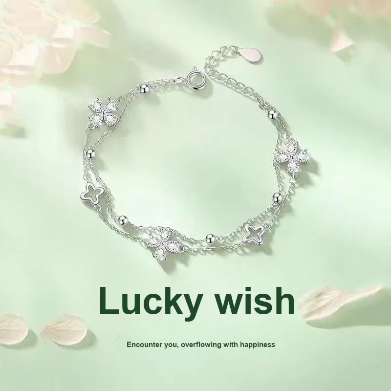 DAWO 925 Sterling Silver Bracelets Women's-1