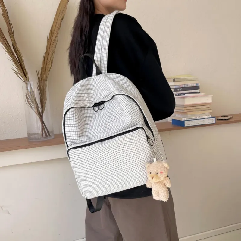 TAKI Nylon Backpack Medium Size Unisex-17