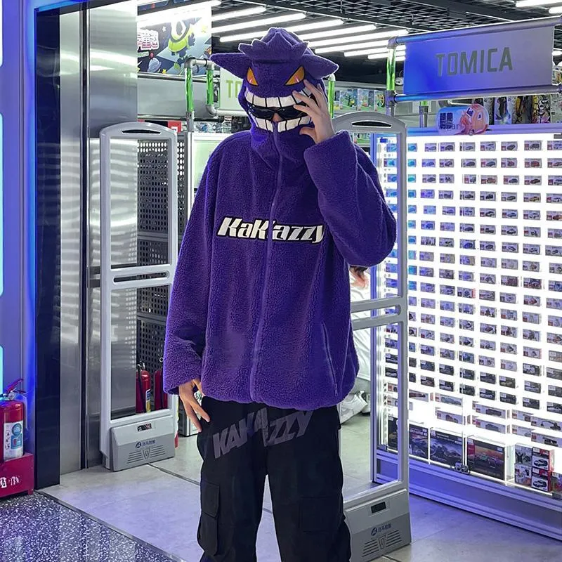 KAKAZZY Puffer Jacket Unisex Purple-8