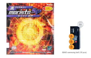 NITTAKU Table Tennis Rubbers Raw Pips Rubber Fast Attack Combined With Loop Compatibility Upgraded, Adults Red