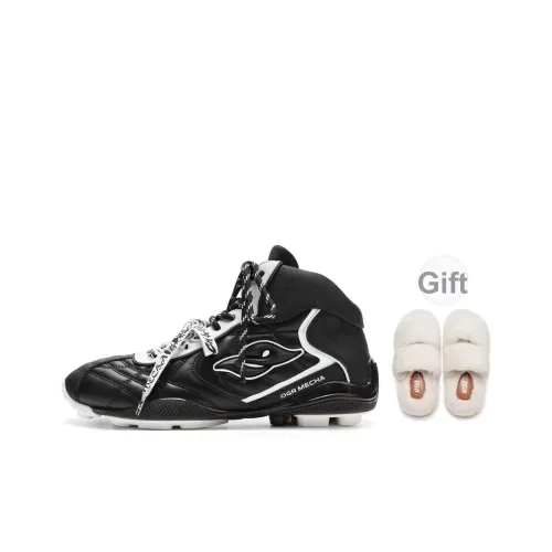 OGR Yuewei Offside High OG Черный Амортизация Противоскользящее покрытие Высокий топ Повседневная обувь Женская Черный