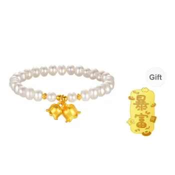 CHAOHONGJI Pearl Lucky Bracelet Women's