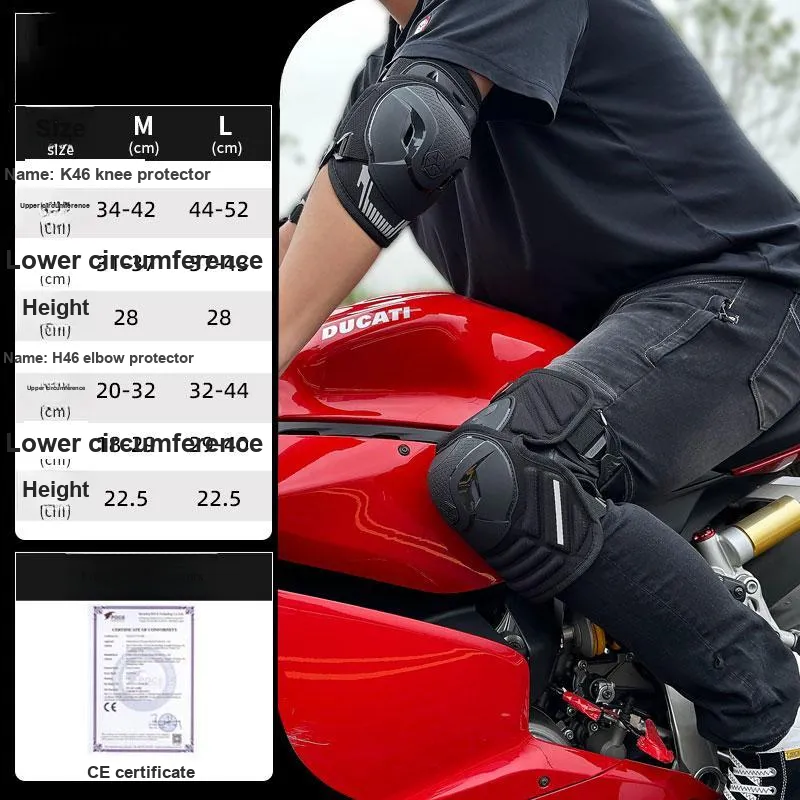 SCOYCO Motorcycle Protective Gears Cycling Elbow Unisex Knee Protector Elbow Protector-1