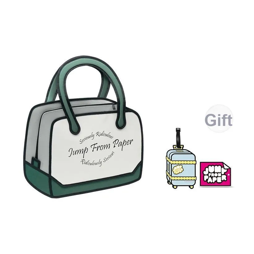 JumpFromPaper Полиэстер Comic Сумка Путешественная Сумка Спортивная Сумка Сумка Большая Унисекс Белая