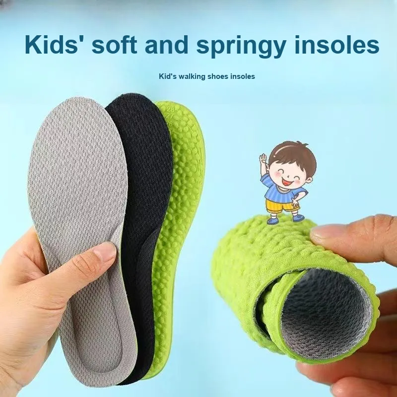 AAJF Ultra Soft Foam, Antibacterial Fabric Insoles Kids'-6