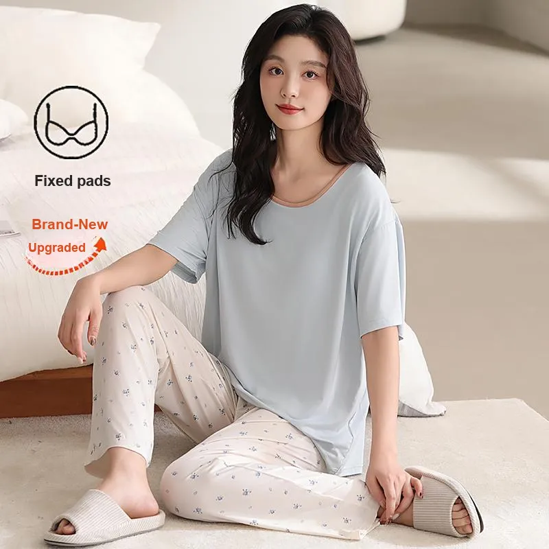 MADALLO Pajama Set Women's Sky Blue-2