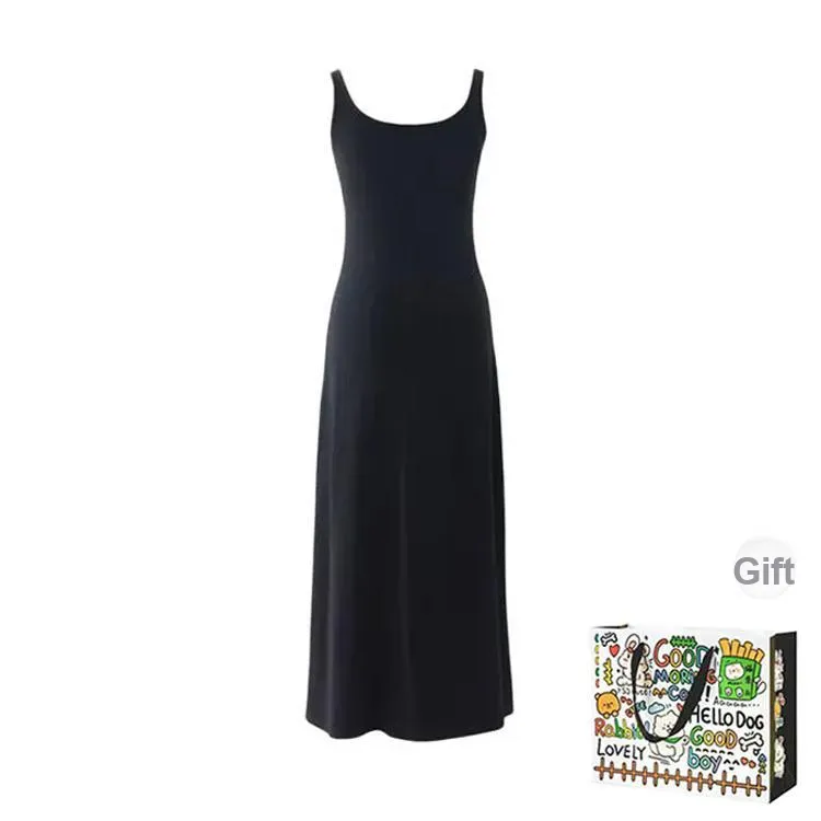 OURUOKE Sleeveless Dress Women's-1